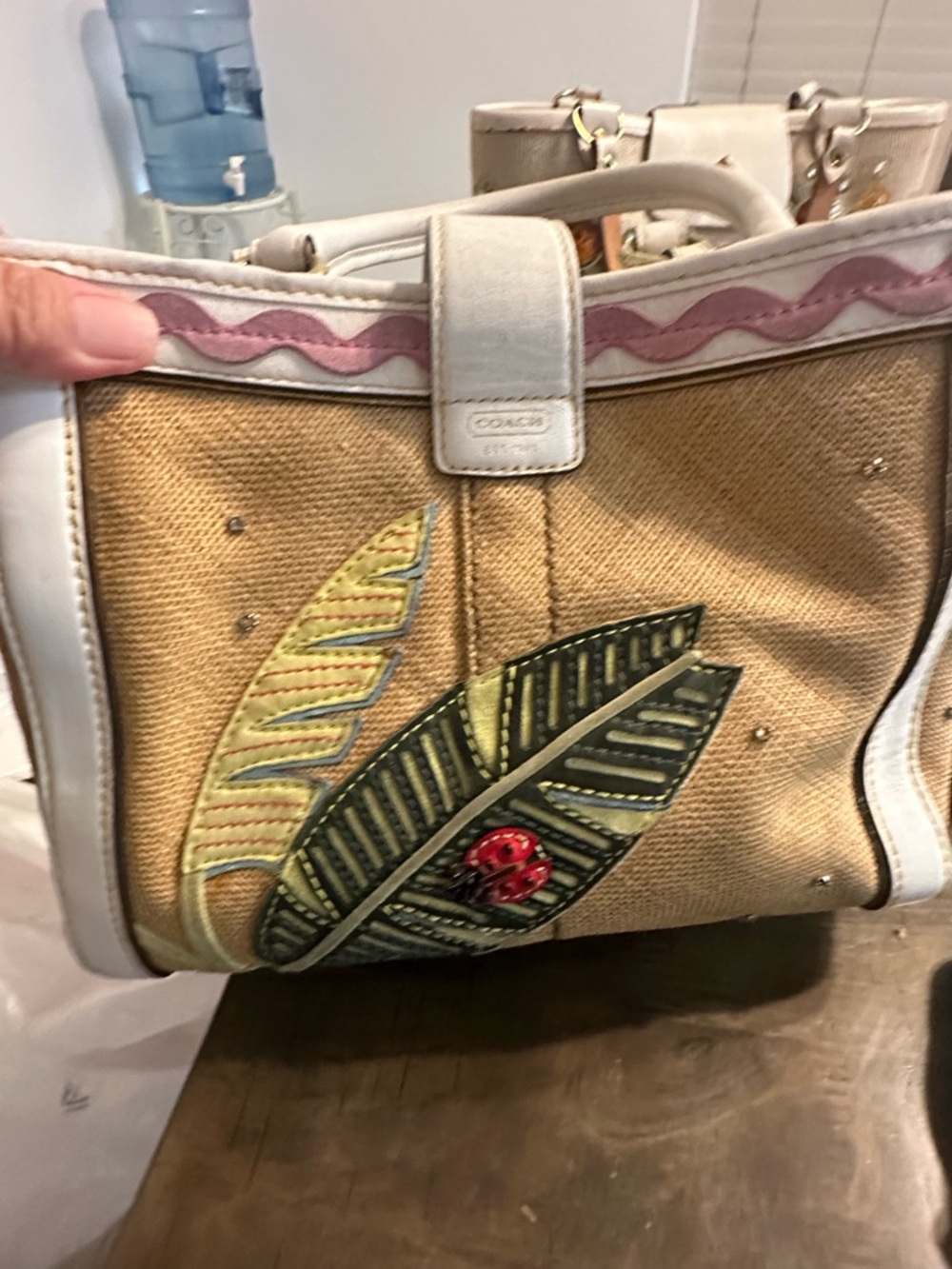 Coach Canvas Tote Bag - Picture 2 of 6
